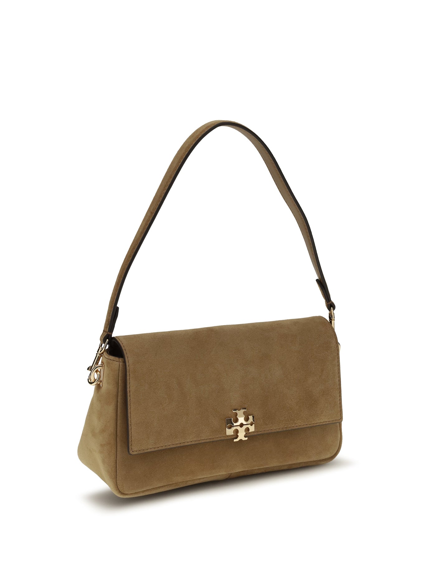 Tory Burch Shoulder Bag — Brown Chamois Leather