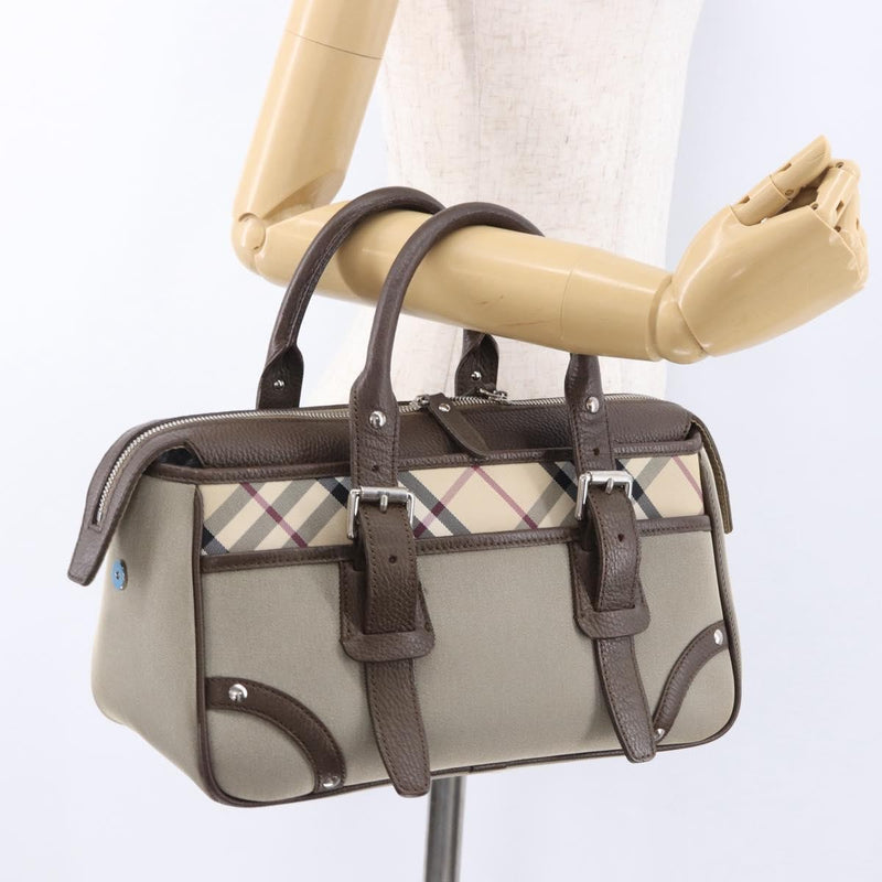 Burberry Nova Check Canvas Brown Bag