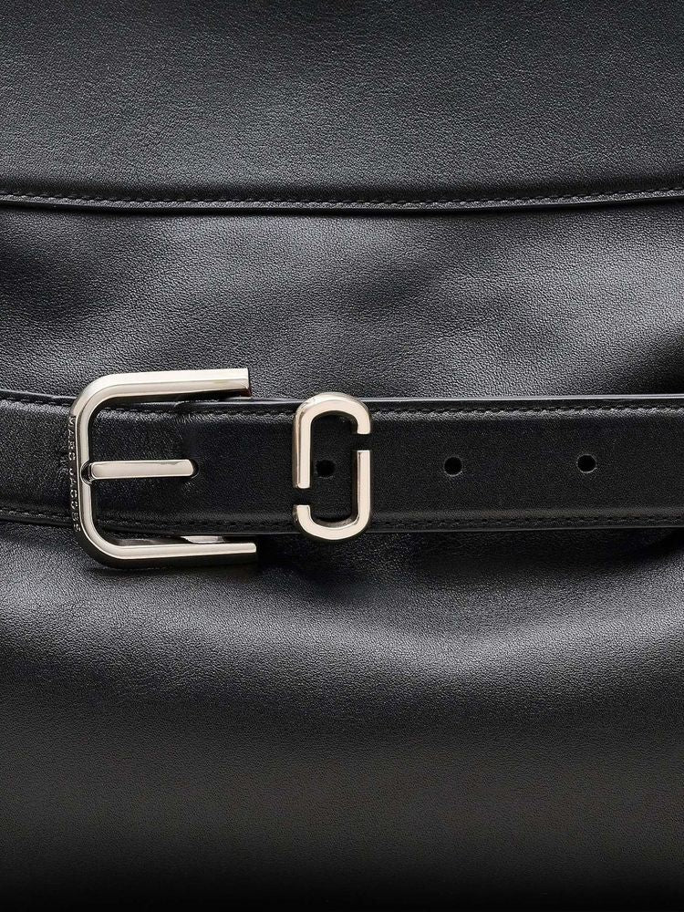 Marc Jacobs Smooth Leather Shoulder Bag — Black