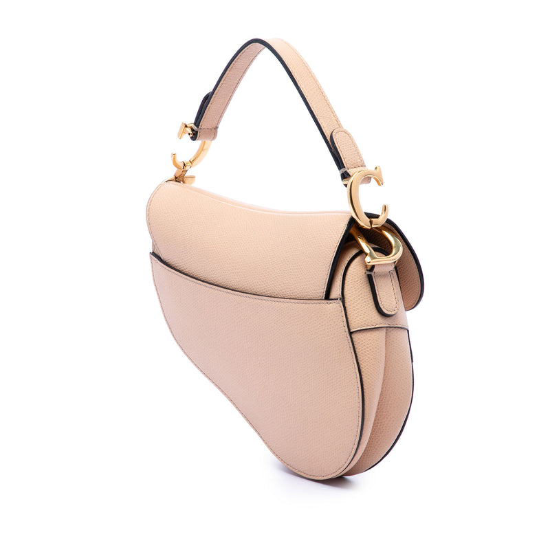 Mini Grained Calfskin Saddle Bag - Image 2