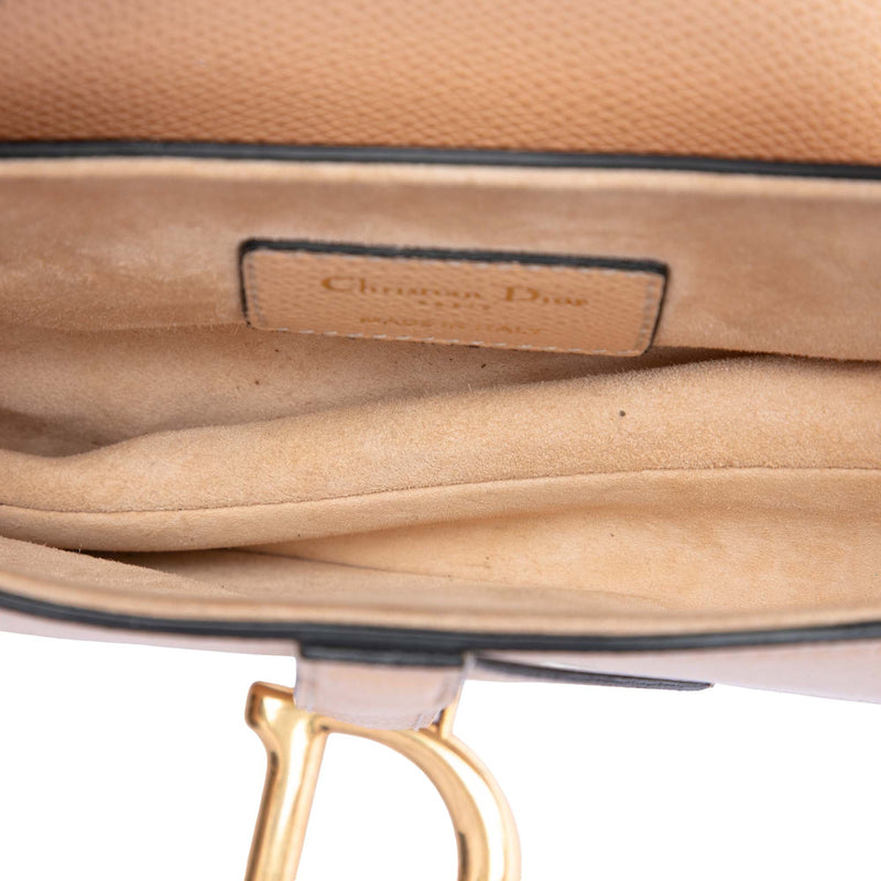 Mini Grained Calfskin Saddle Bag - Image 4