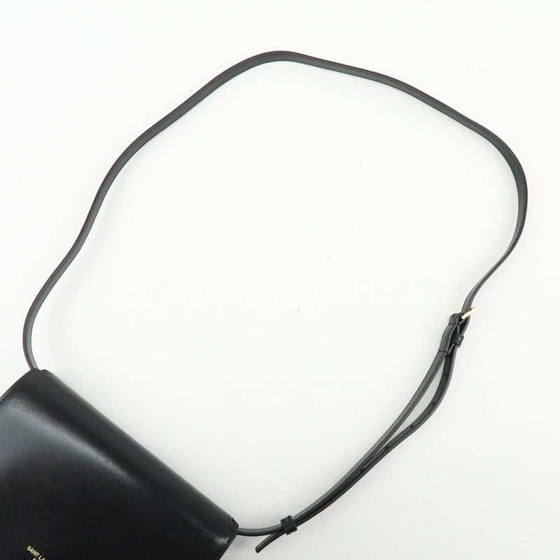 Saint Laurent Paris Chain Leather Black Bag