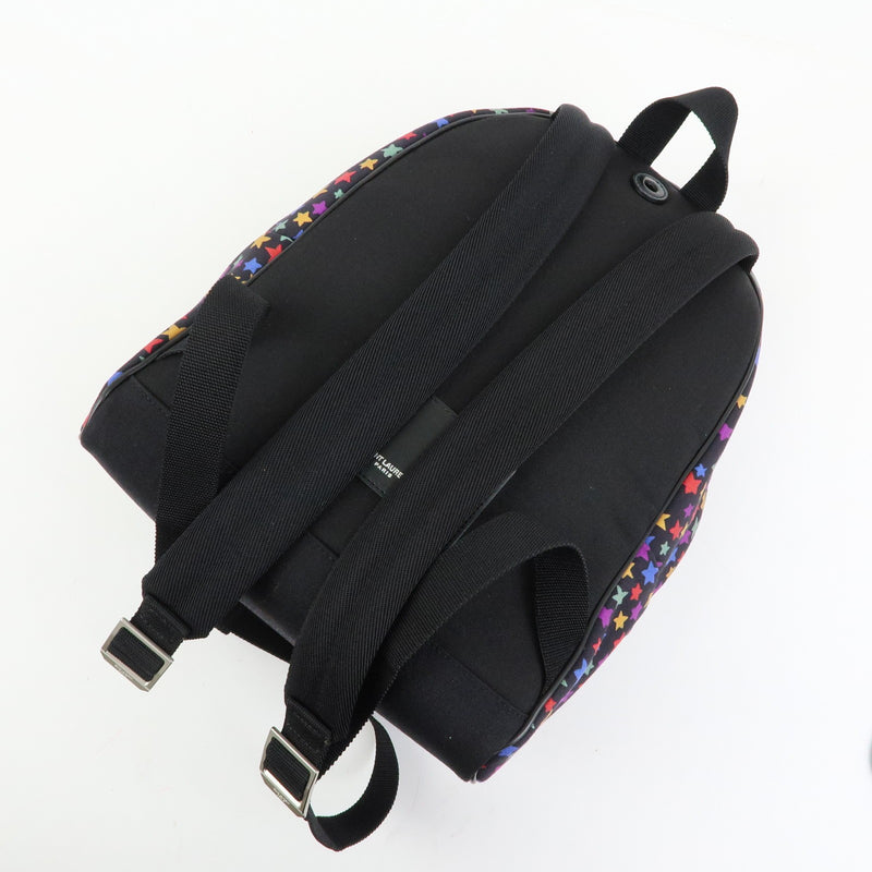 Saint Laurent City Printed Corduroy Multicolour Canvas Bag