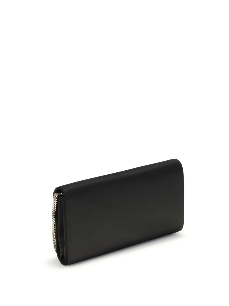 Roger Vivier Clutch — Black Viscose