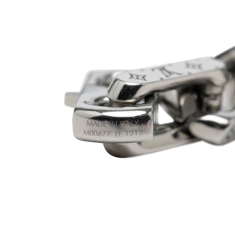 Stainless Steel Monogram Chain Necklace - Image 4