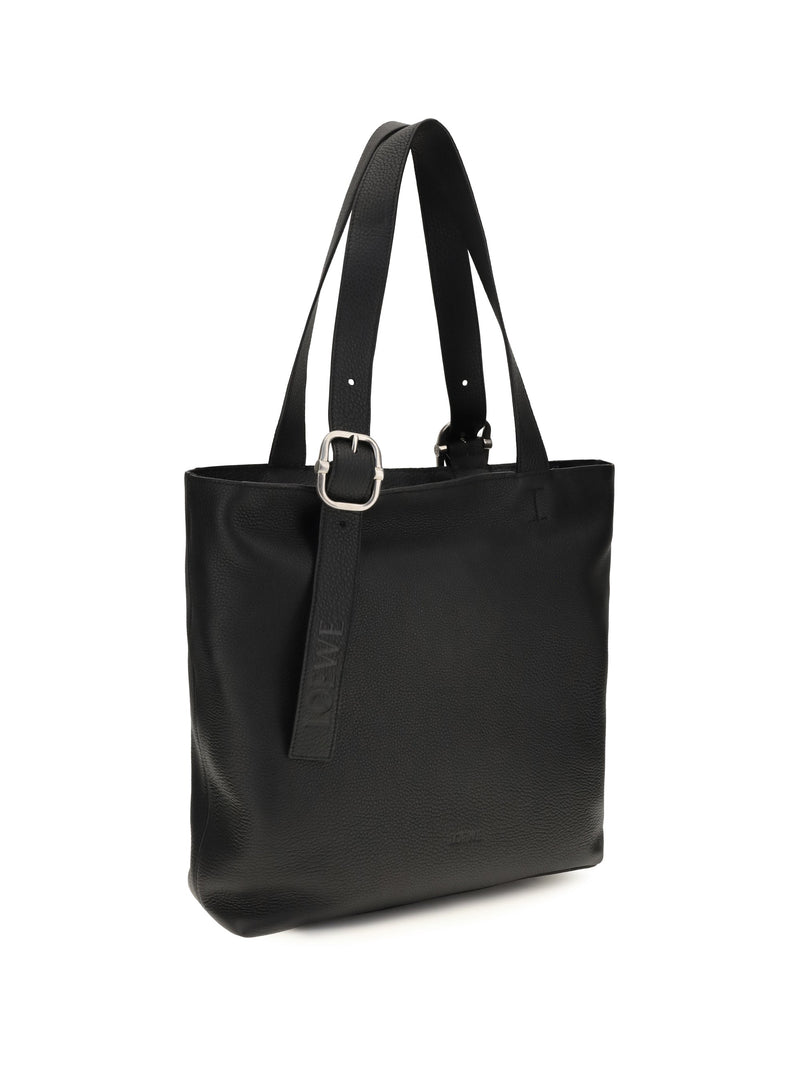 Loewe Tote Bag — Black Calf Leather