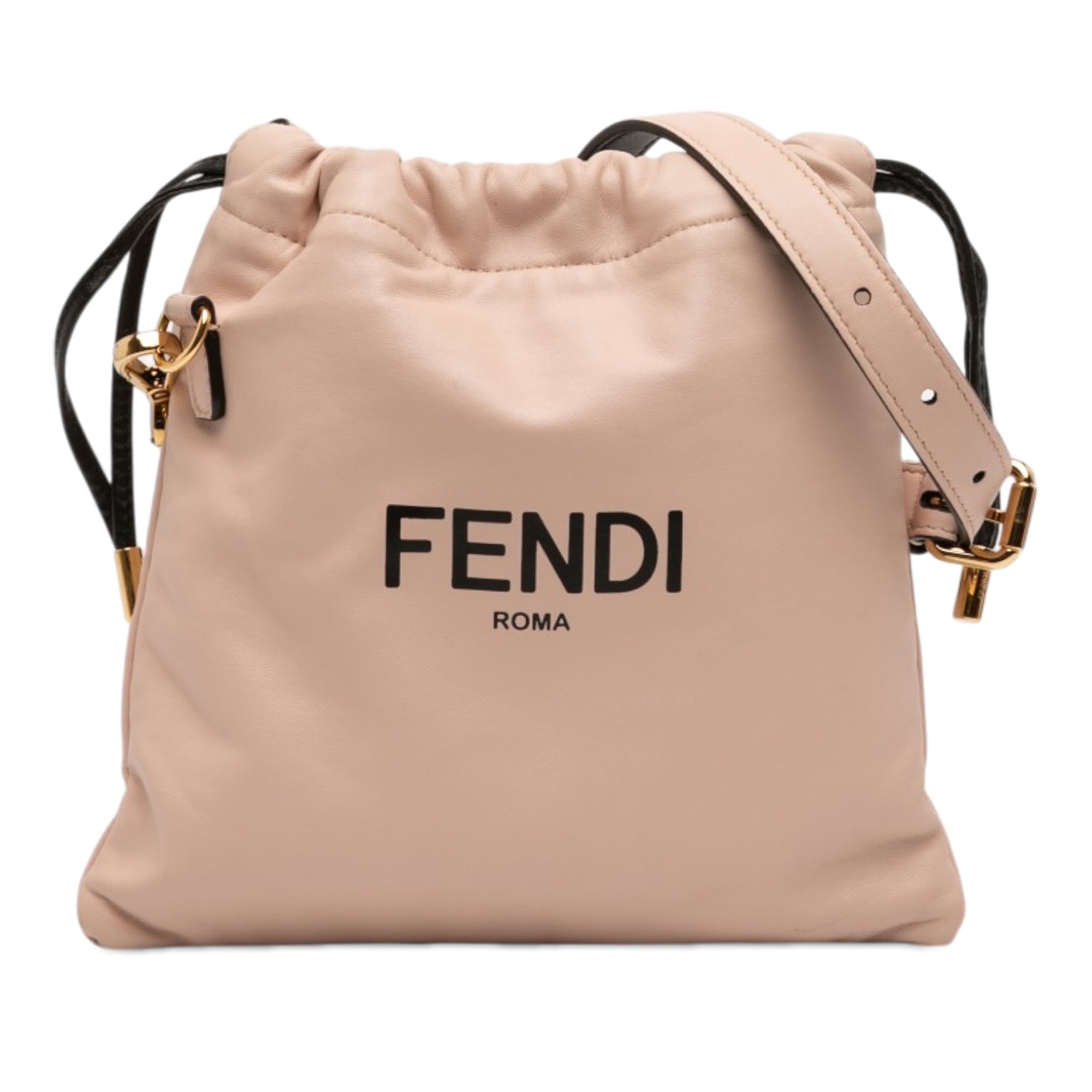 Small Calfskin Roma Drawstring Crossbody - Image 1