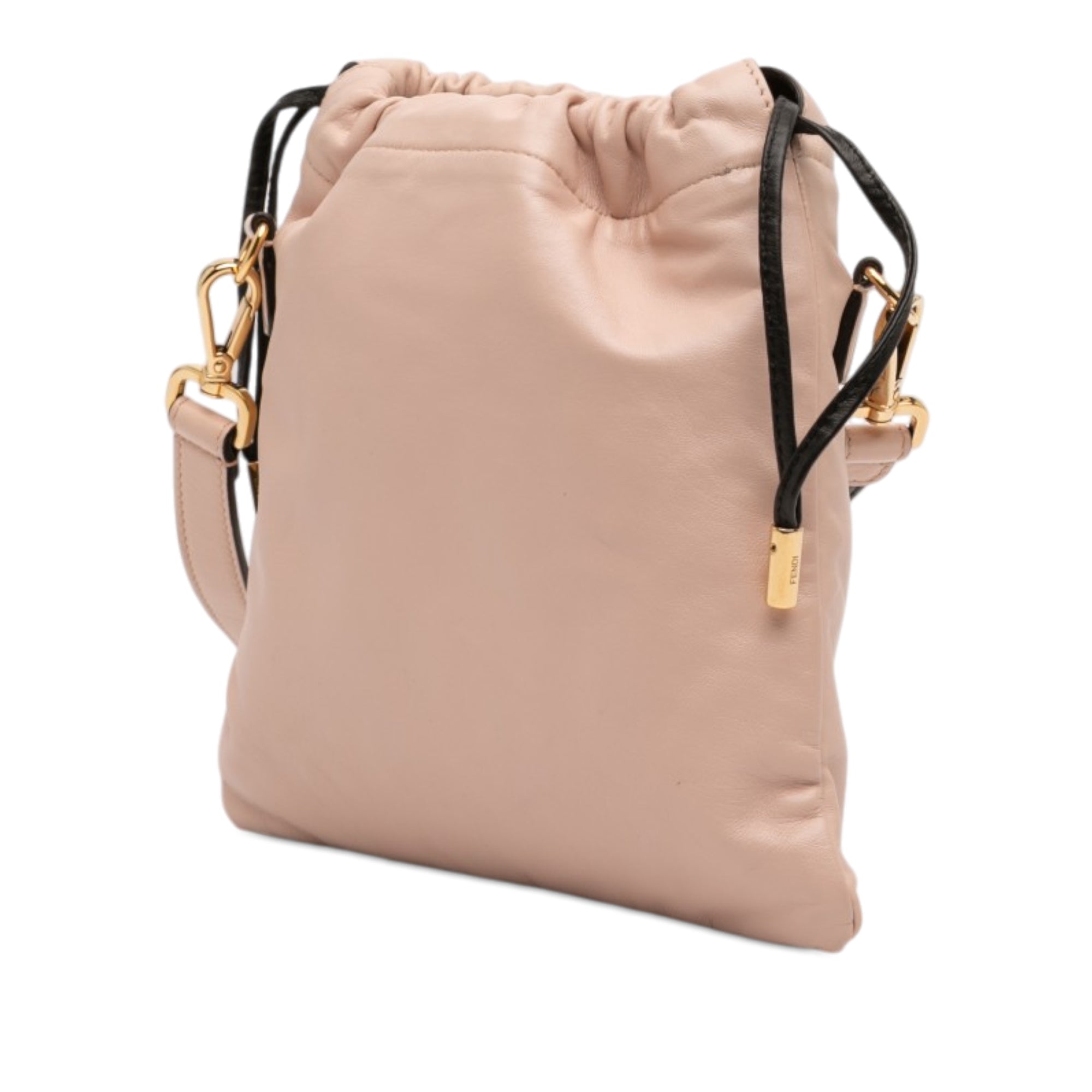 Small Calfskin Roma Drawstring Crossbody - Image 2