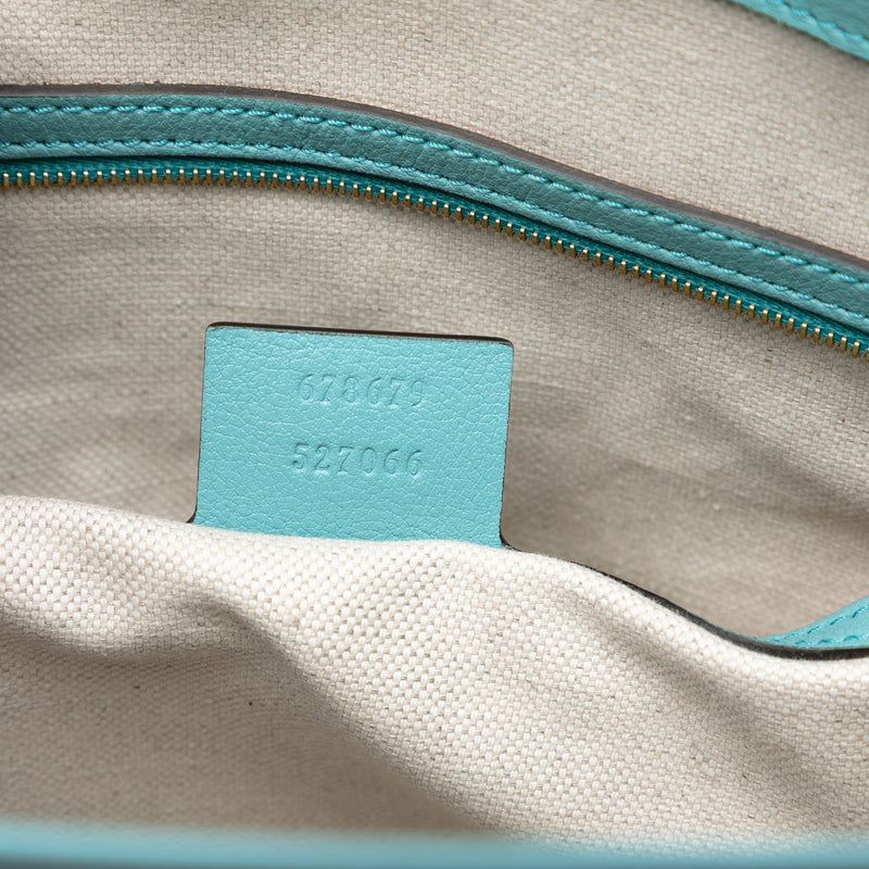 GG Star Embossed Leather Tote - Image 5