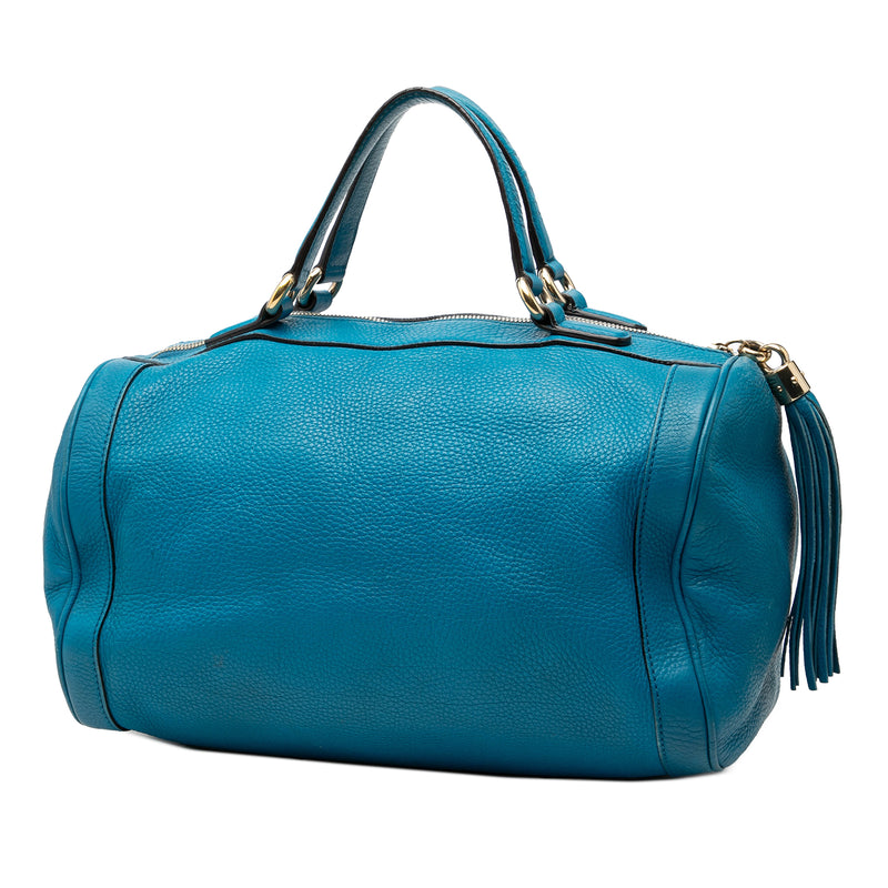 Medium Pebbled Calfskin Soho Boston Bag - Image 2