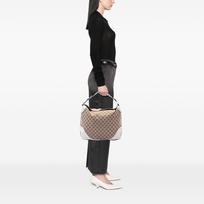 GG Canvas Charlotte Hobo - Image 6