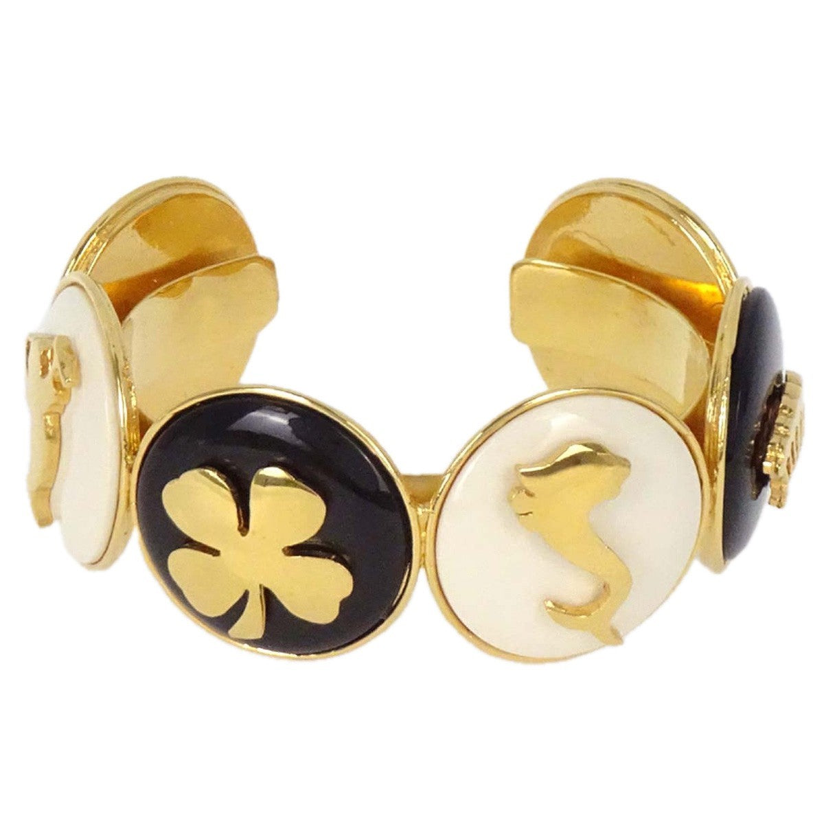 Chanel Vintage Bangle Gold-Plated Gold_plated Bijoux