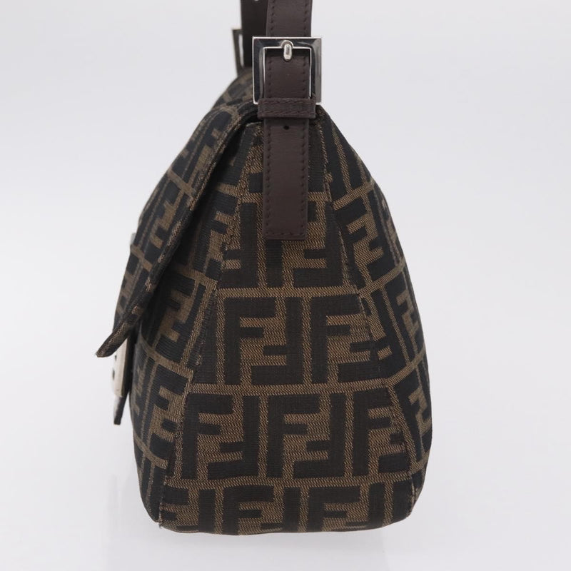 Fendi Zucchino Mamma Baguette Canvas Multicolour Bag