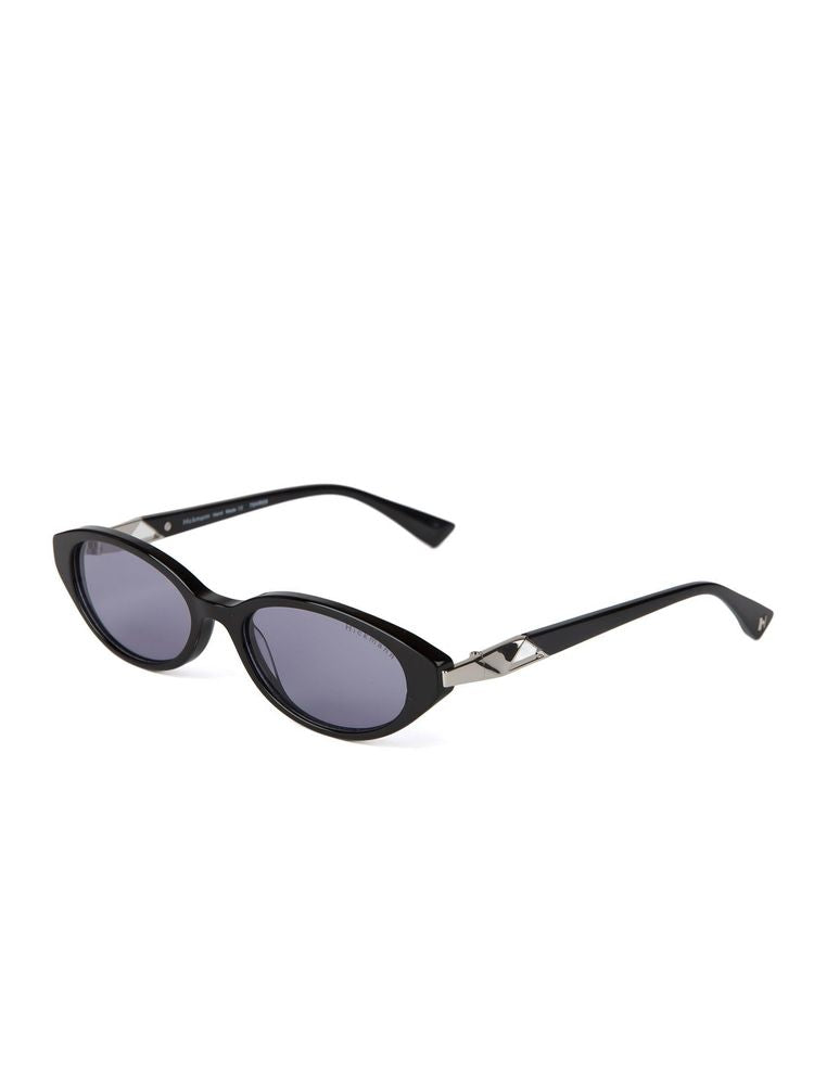 Hickmann Hi9301 Purple-Tinted Acetate Sunglasses — Black