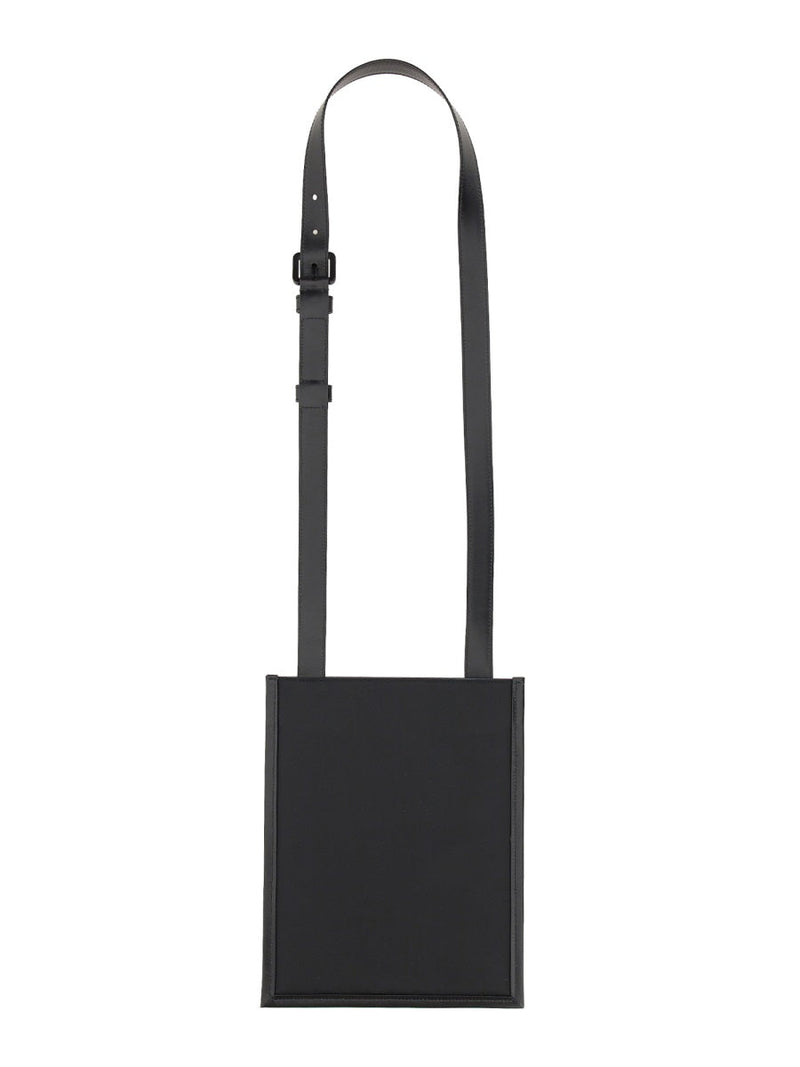 Alexander Mcqueen Graffiti Logo Shoulder Bag — Black Polyester