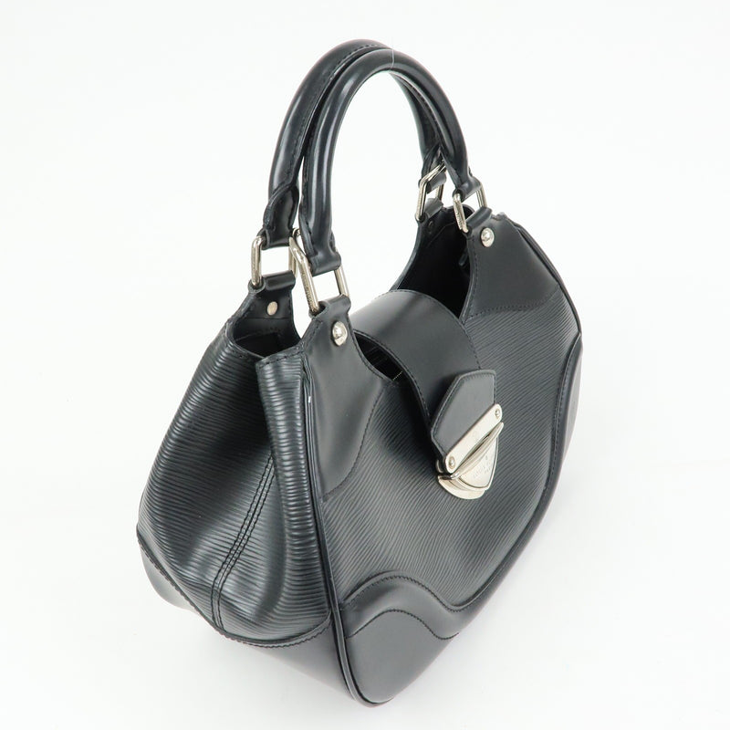 Louis Vuitton Montaigne Sac Epi Leather Black Bag