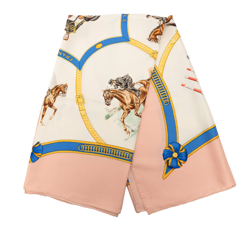 Ecole Francaise d Equitation Silk Scarf 90