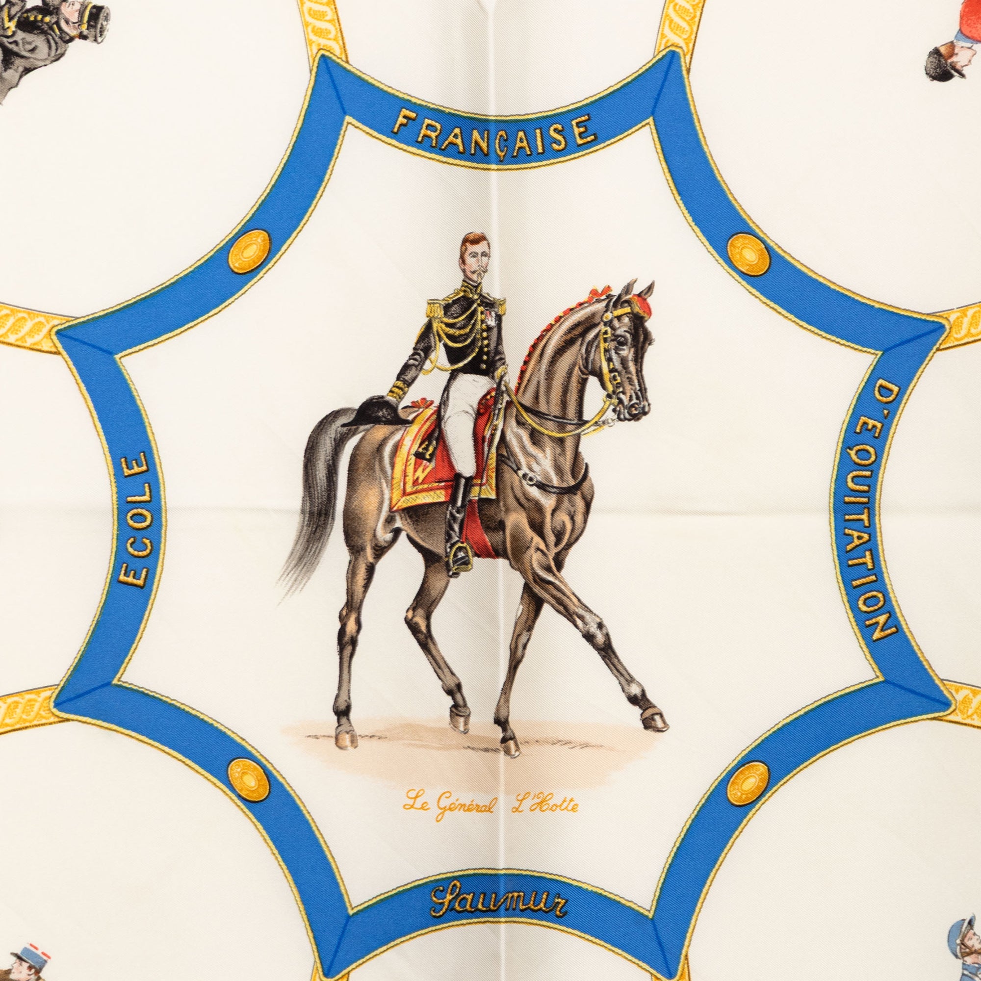 Ecole Francaise d Equitation Silk Scarf 90 - Image 8