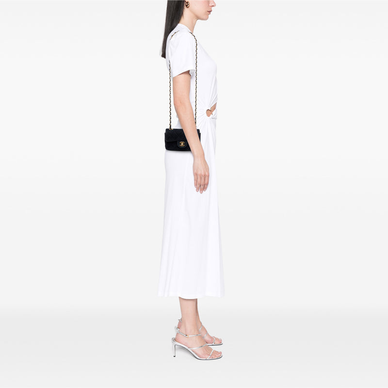 Extra Mini Rectangular Classic Suede Single Flap - Image 7