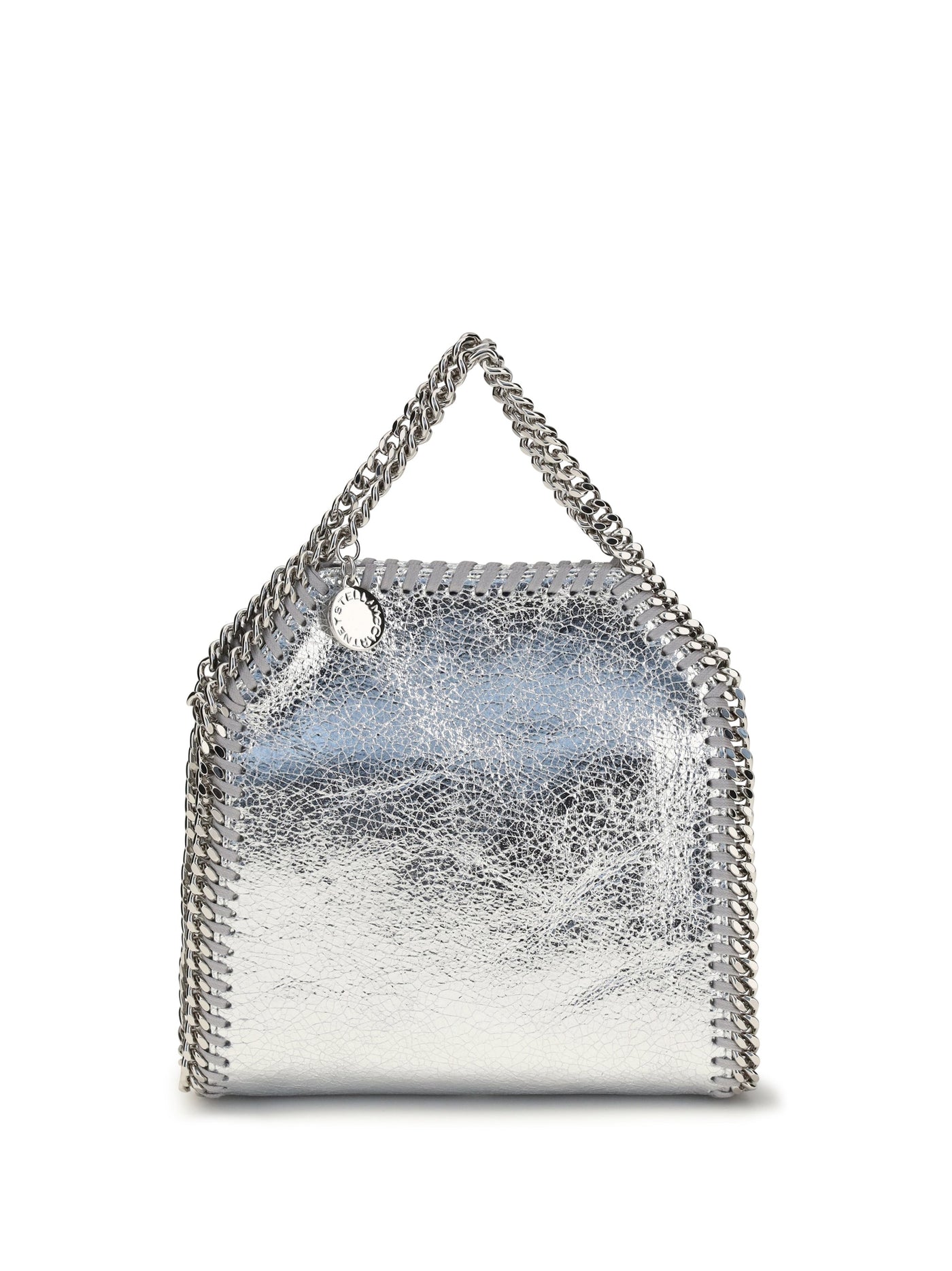 Stella Mccartney Shoulder Bag — Silver Polyester