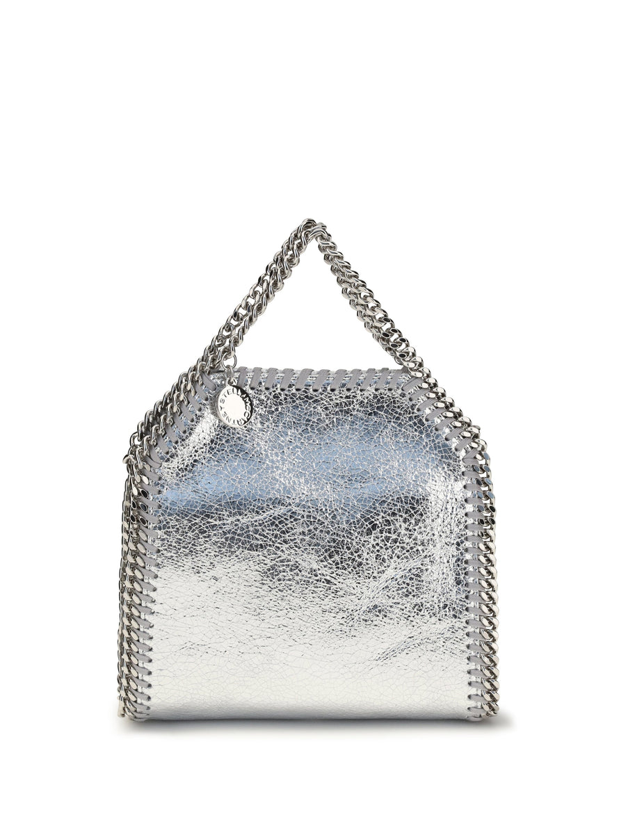 Stella Mccartney Shoulder Bag — Silver Polyester