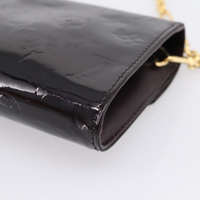 Louis Vuitton Bel Air Pochette Monogram Vernis Burgundy Patent_leather Bag