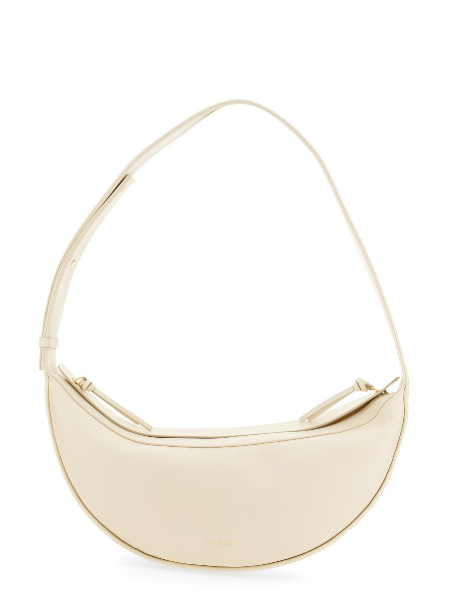 Neous Shoulder Bag — White Leather