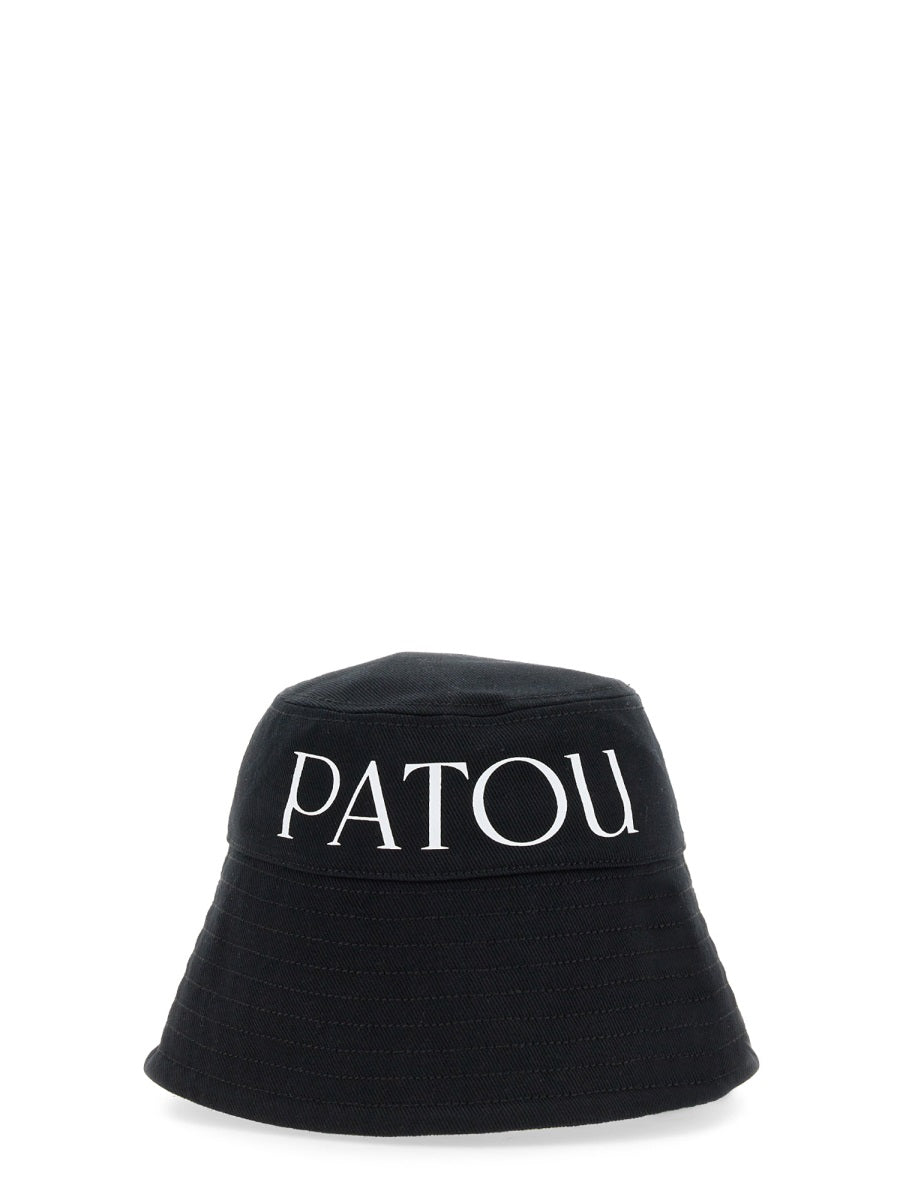 Patou Ac027_0132999b Cotton Bucket Hat — Black