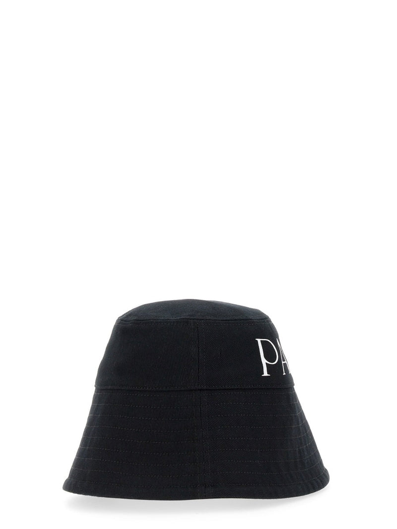 Patou Ac027_0132999b Cotton Bucket Hat — Black