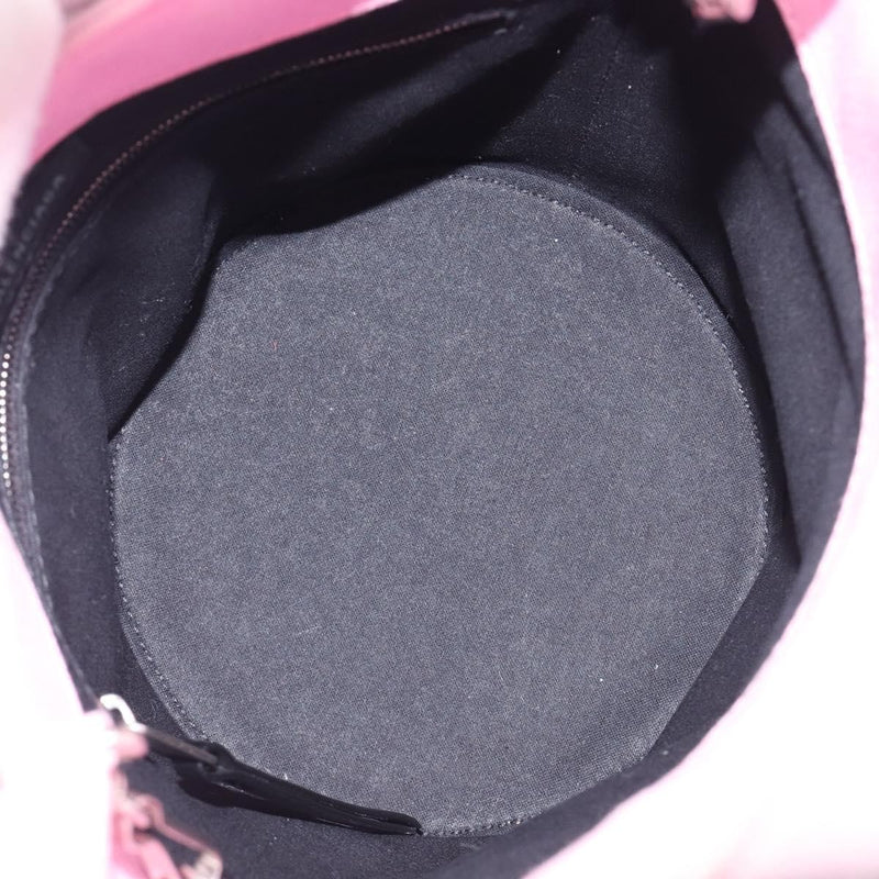 Balenciaga Wave Bucket Printed Canvas Pink Bag