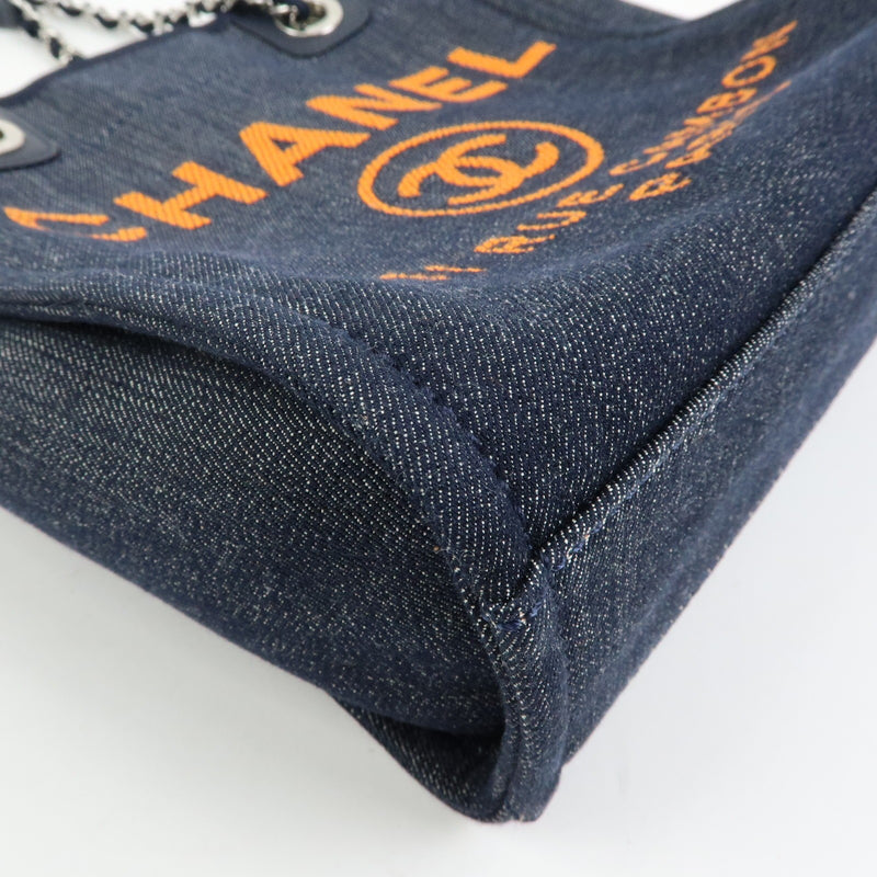 Chanel Deauville Denim Blue Denim_jeans Bag
