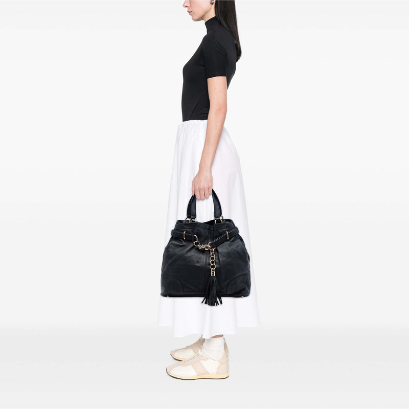 Large Leather Horsebit Sienna Tote - Image 7
