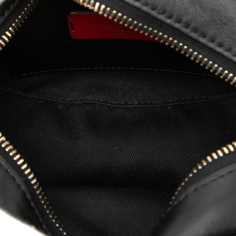 Calfskin Rockstud VLTN Oval Crossbody - Image 4