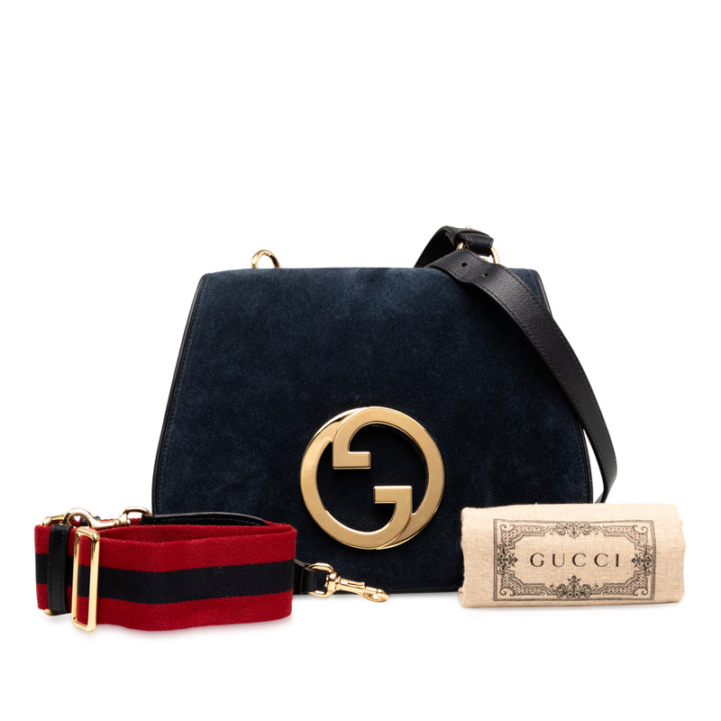 Medium Suede Blondie Crossbody - Image 8