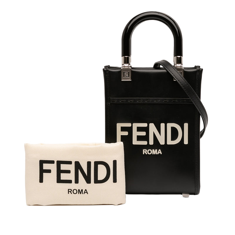 Mini Leather Sunshine Shopper Tote - Image 11