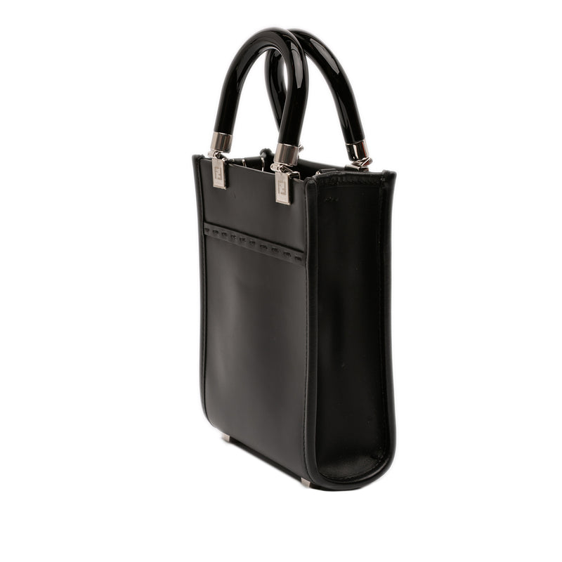 Mini Leather Sunshine Shopper Tote - Image 2