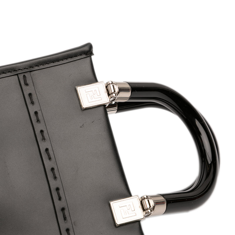 Mini Leather Sunshine Shopper Tote - Image 9