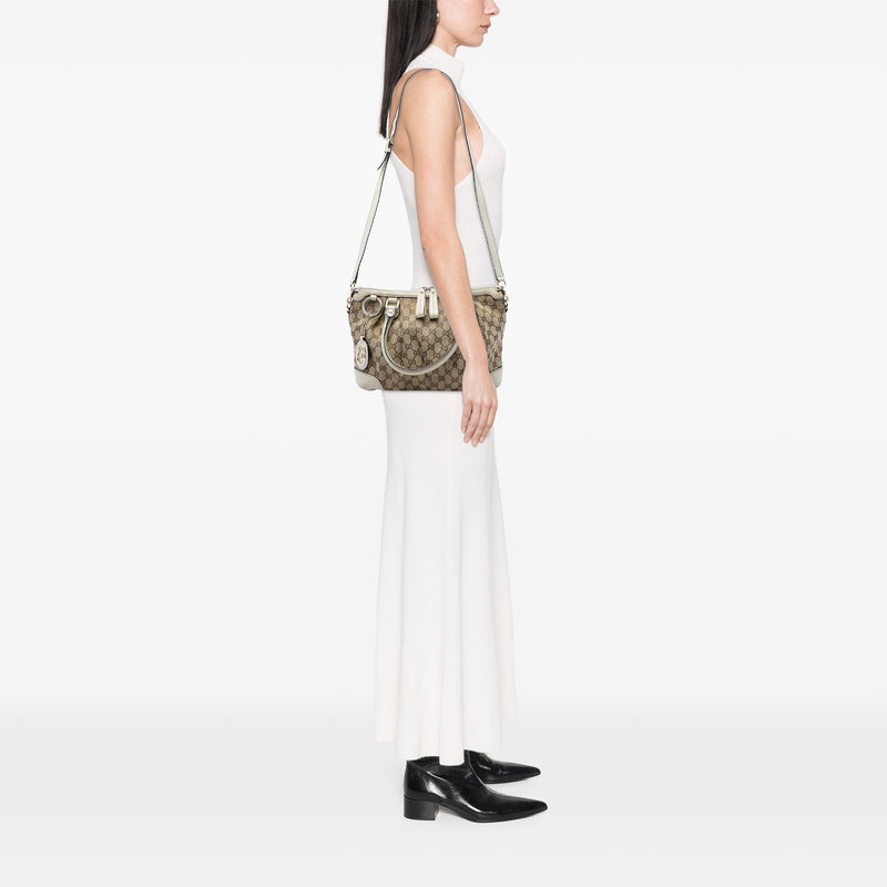 GG Canvas Sukey Satchel - Image 5