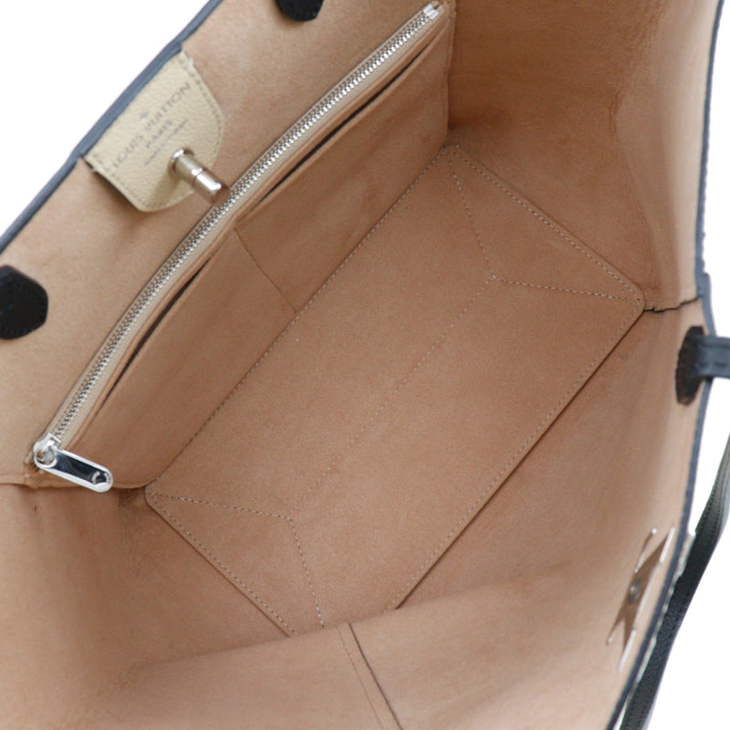 Bicolor Calfskin LockMe Cabas - Image 3