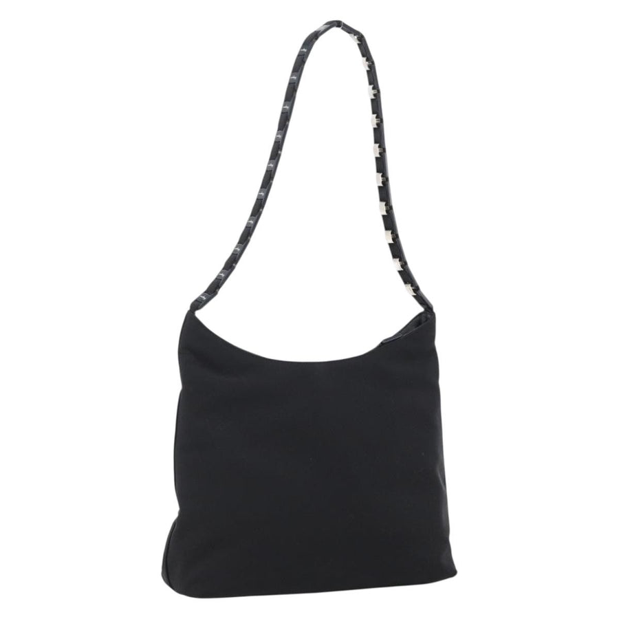 Salvatore Ferragamo Shoulder Bag Canvas Black