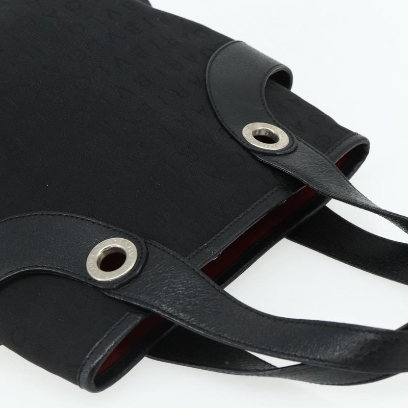 Bvlgari Logomania Canvas Black Bag