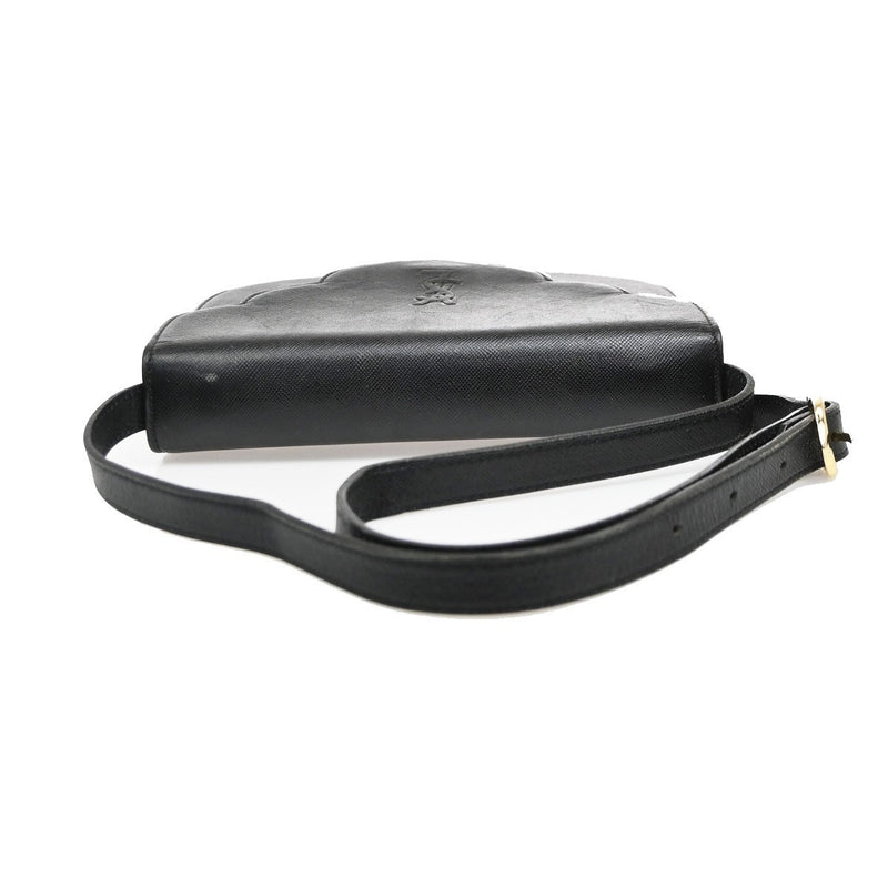 Saint Laurent Vintage Shoulder Bag Leather Black