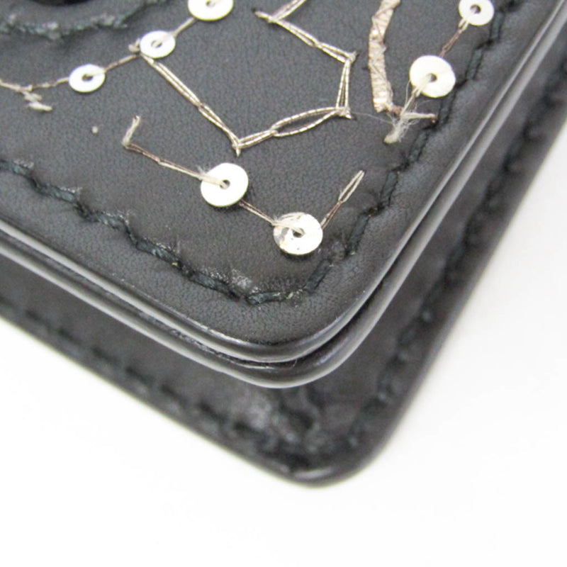 Christian Dior Jadior Flap Embellished Leather Black Bag