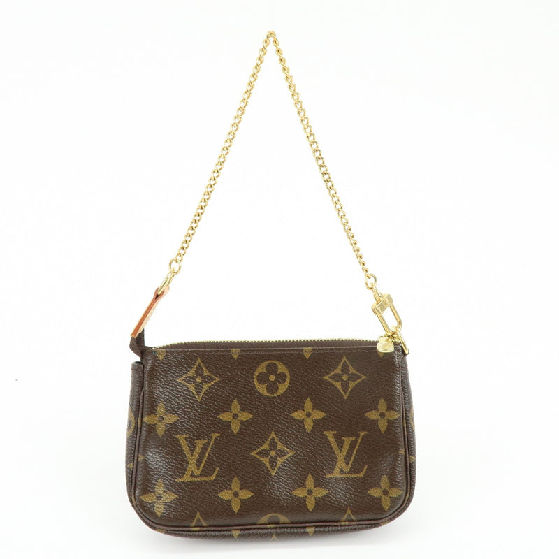 Louis Vuitton Pochette Accessoires Limited Edition Monogram Canvas Brown Bag