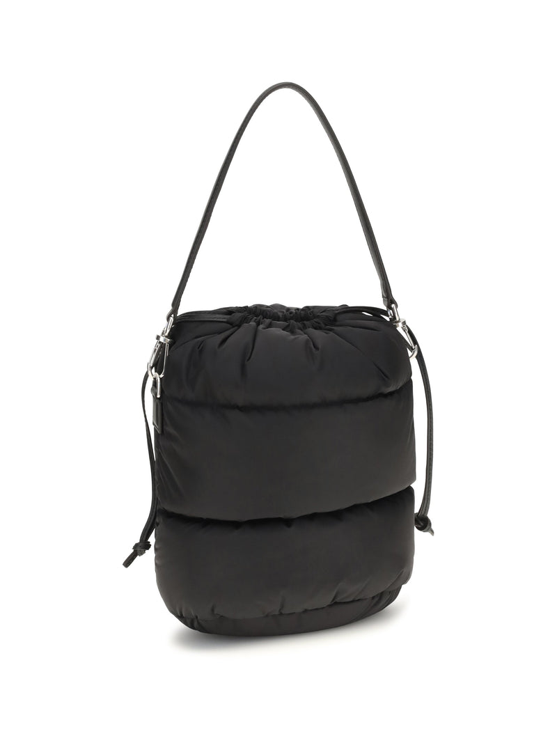 Moncler Caradoc Bucket Bag — Black Nylon