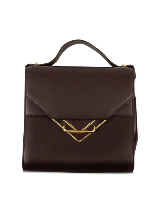 Bottega Veneta Shoulder Bag — Brown Leather
