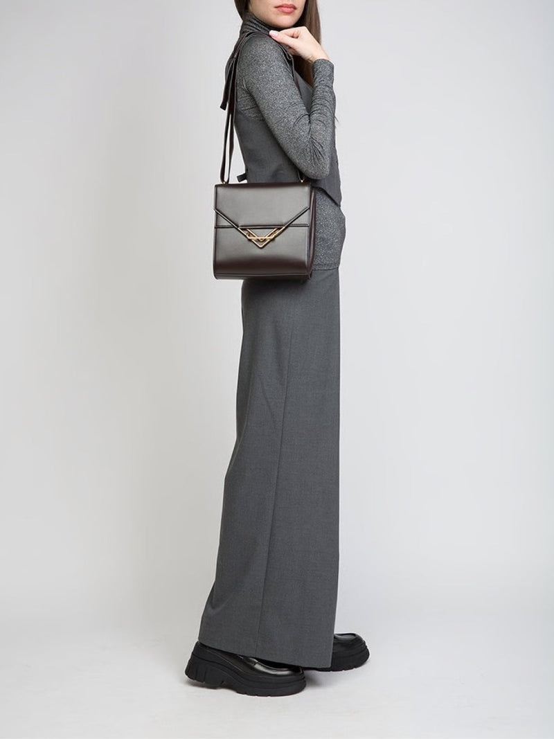 Bottega Veneta Shoulder Bag — Brown Leather