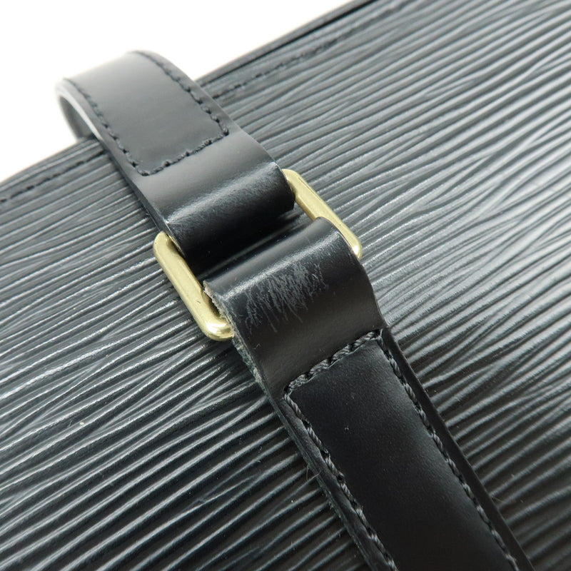 Louis Vuitton Soufflot Epi Leather Black Bag