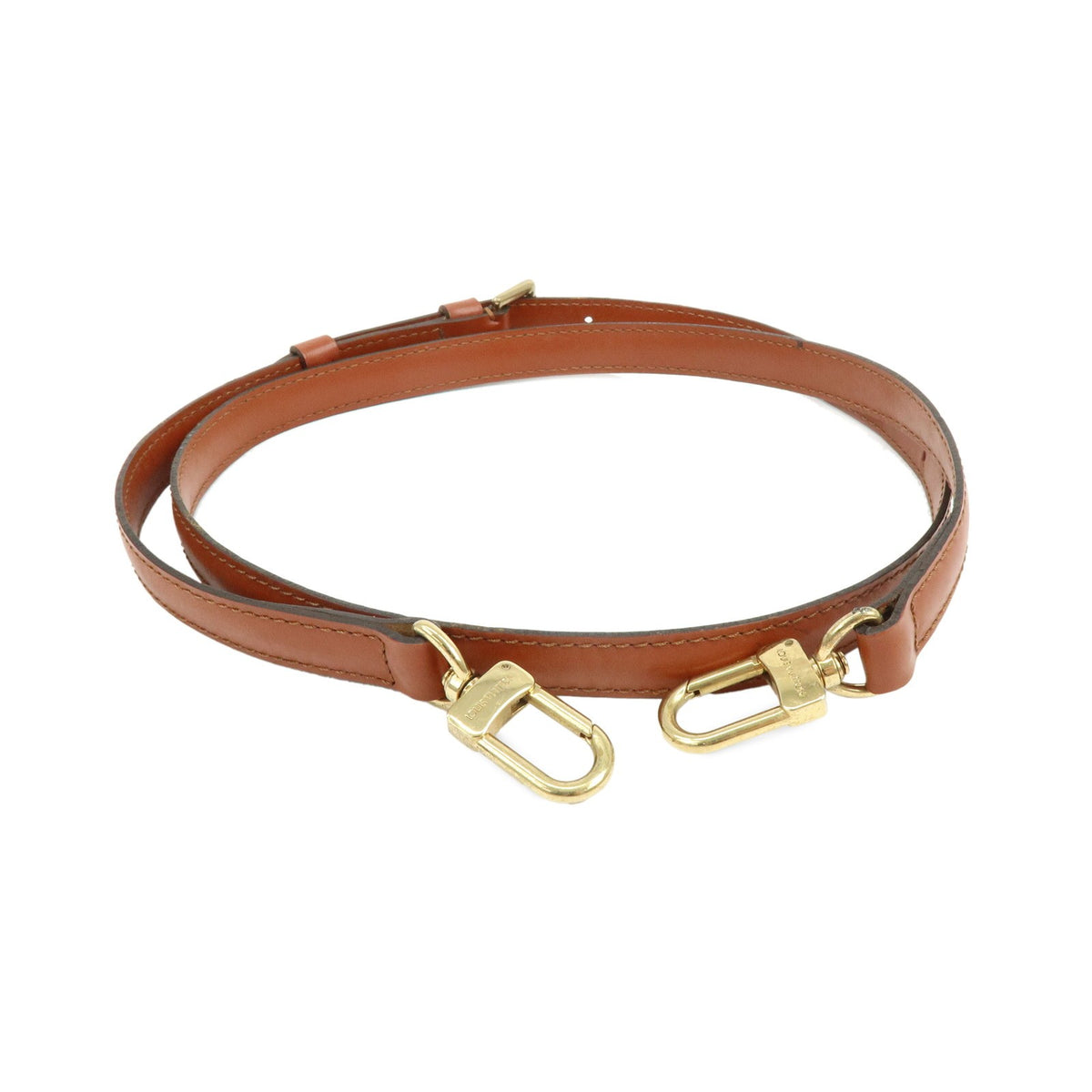 Louis Vuitton Adjustable Shoulder Strap Vachetta Leather Brown Accessory