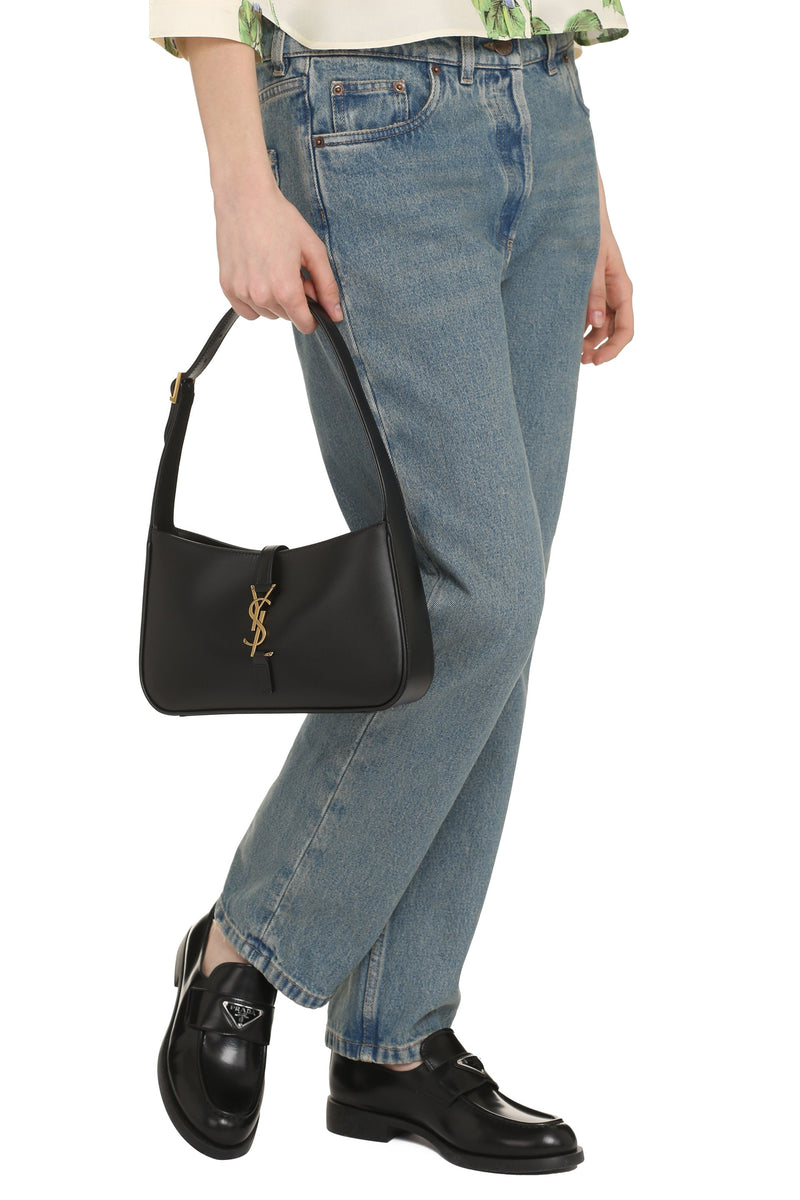 Saint Laurent Le 5 À 7 Shoulder Bag — Black Calf